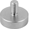 Kipp Magnet, neodymium, shallow pot, dia. 40 mm, M8 external thread K0553.29 - alternate 2
